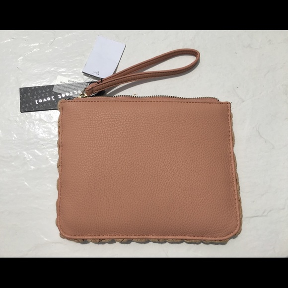 Street Level Women's Pink Wristlet with Dust Bag - Picture 3 of 7